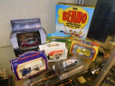 Seven boxed diecast toy vehicles including Corgi I