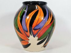 A Moorcroft pottery Paradise Found by Vicky Lovatt vase approx. 8in with box