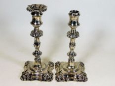 A pair of William IV silver Houses Of Parliament c