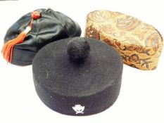A Gurkha military hat & two other caps