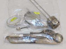 A small selection of plated & white metal items
