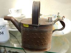 A French style copper water kettle