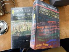 Two sealed biographical dictionaries