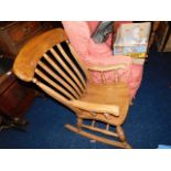 A early/mid 20thC. rocking chair