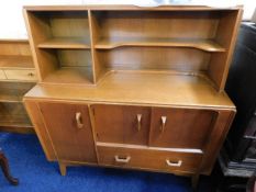 A retro G-Plan teak sideboard with cupboards