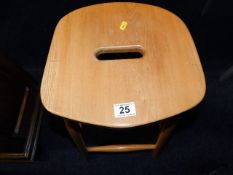 A modern beech stool