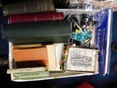 A boxed quantity of books including annuals & warp