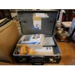 Two cases of stamp related items & ephemera