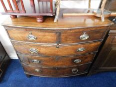 A Regency period chest of drawers