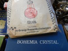 A boxed set of Bohemia crystal twinned with a sele