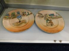Two Doulton plates