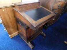 A 19thC. Davenport desk