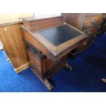 A 19thC. Davenport desk