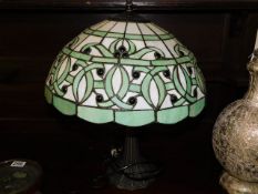 A modern Tiffany style lamp