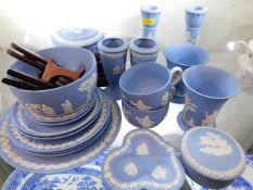 A collection of Wedgwood jasperware