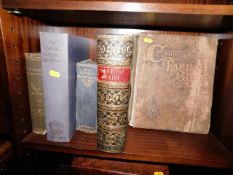A 19thC. bible & other antique books