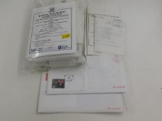 A quantity of mint stamp mounts & two higher value