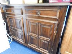 A large 18thC. French chestut buffet