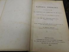 Natural Theology William Paley 1837 book