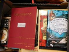 A tray of collectors books mostly relating to dome