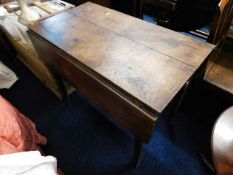 A 19thC. oak Pembroke table