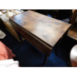 A 19thC. oak Pembroke table