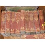 Ten Arthur Mee encyclopedias with plates a/f twinn