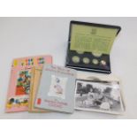 A coin proof set, four vintage childs books & a se