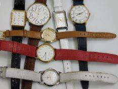 Seven ladies wrist watches including Tissot