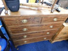 A 19thC. chest of drawers