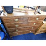 A 19thC. chest of drawers