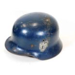German WW2 Third Reich Nazi single decal helmet na