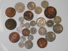 A mixed quantity of 19th & 18thC. coins including