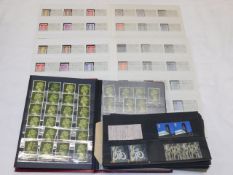 An album of mint stamps mirrored by similar used,