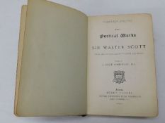 The Poetical Works of Sir Walter Scott dated 1894