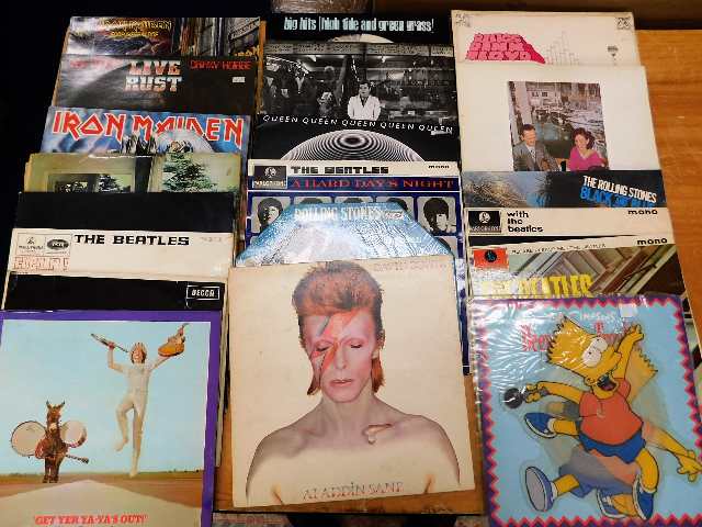 Approx. 47 vinyl LP’s including Rolling Stones, Pi