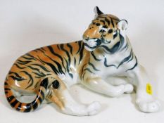 A Russian Lomonosov porcelain model of a tiger 11.