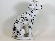 A gloss finish fireside porcelain model of Dalmati