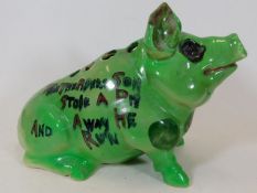 A Thomas Forester & Sons ceramic nurseryware pig 1