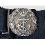 A vintage naval nursing belt & buckle