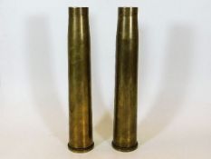 A pair of two early 20thC. shells