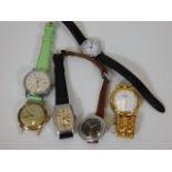 Six ladies vintage watches