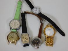 Six ladies vintage watches