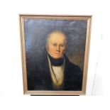 An early 19thC. Georgian oil on canvas portrait of