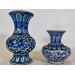 Two c.1900 Persian pottery vases