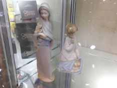 Two Lladro porcelain figures