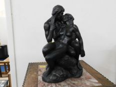 A Roland Chadwick bronze resin figure