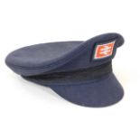 A vintage British Rail cap