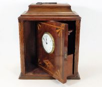 A c.1910 mahogany cased humidor with clock