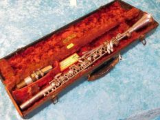A Triumph USA cased clarinet